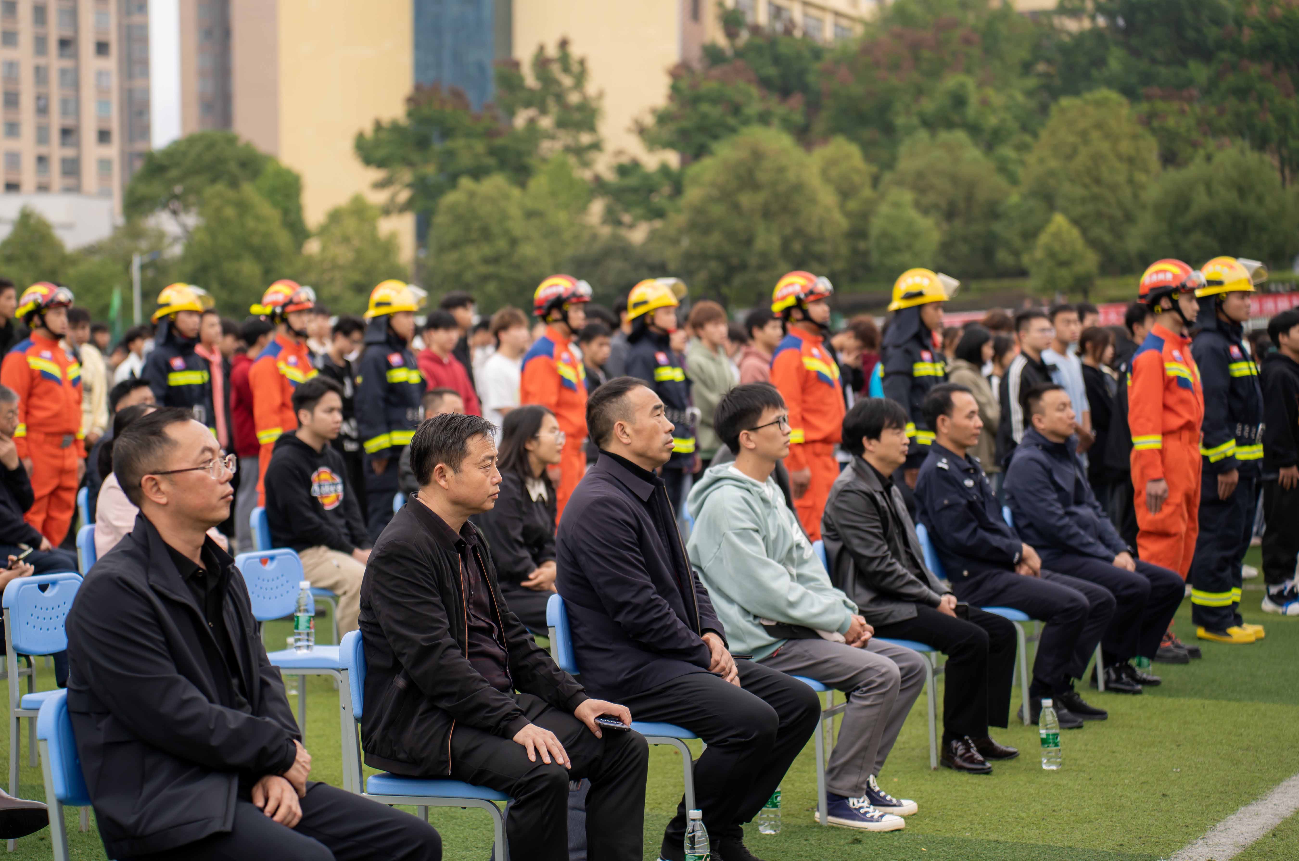 2023年德江县消防宣传月活动启动仪式暨第二届大学生消防技能运动会在大阳城游戏·(中国)官方网站举行(图11)